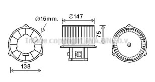 Электродвигатель AVA QUALITY COOLING HY8353