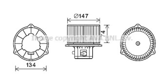 Электродвигатель AVA QUALITY COOLING HY8354