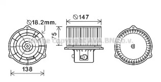 Электродвигатель AVA QUALITY COOLING HY8413