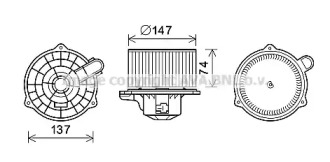 Электродвигатель AVA QUALITY COOLING HY8427