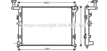 Теплообменник AVA QUALITY COOLING HYA2179