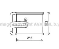 Теплообменник AVA QUALITY COOLING HYA6254