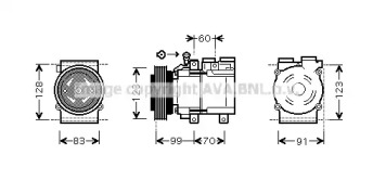 Компрессор AVA QUALITY COOLING HYAK138