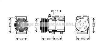 Компрессор AVA QUALITY COOLING HYAK219