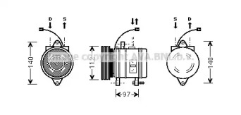 Компрессор AVA QUALITY COOLING HYK013