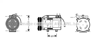 Компрессор AVA QUALITY COOLING HYK063