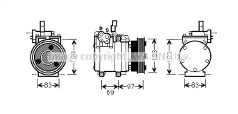 Компрессор AVA QUALITY COOLING HYK065