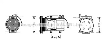 Компрессор AVA QUALITY COOLING HYK066