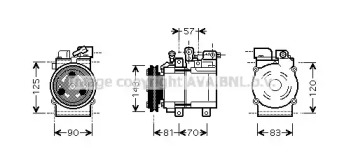 Компрессор AVA QUALITY COOLING HYK139