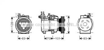 Компрессор AVA QUALITY COOLING HYK149