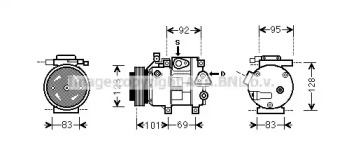 Компрессор AVA QUALITY COOLING HYK214