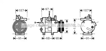 Компрессор AVA QUALITY COOLING HYK215