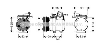 Компрессор AVA QUALITY COOLING HYK221