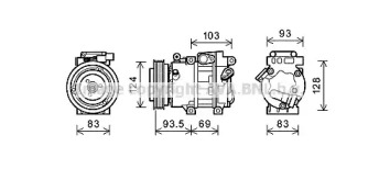 Компрессор AVA QUALITY COOLING HYK238