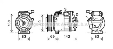 Компрессор AVA QUALITY COOLING HYK281