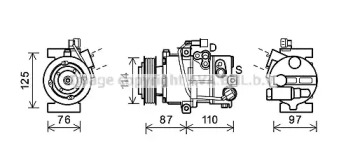 Компрессор AVA QUALITY COOLING HYK301