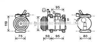 Компрессор AVA QUALITY COOLING HYK319