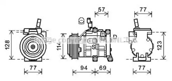 Компрессор AVA QUALITY COOLING HYK320