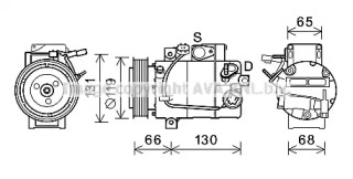 Компрессор AVA QUALITY COOLING HYK340