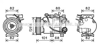 Компрессор AVA QUALITY COOLING HYK377