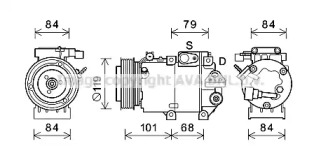 Компрессор AVA QUALITY COOLING HYK422