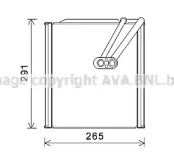 Испаритель, кондиционер AVA QUALITY COOLING HYV444