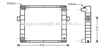 Теплообменник AVA QUALITY COOLING IV2006