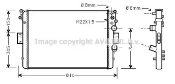 Теплообменник AVA QUALITY COOLING IV2041