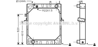 Теплообменник AVA QUALITY COOLING IV2046