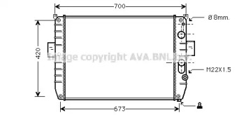 Теплообменник AVA QUALITY COOLING IV2050