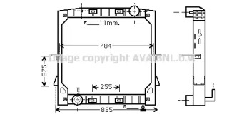 Теплообменник AVA QUALITY COOLING IV2085