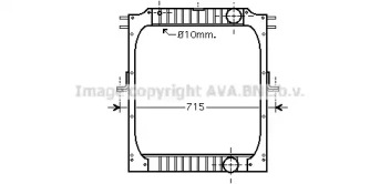 Радиатор, охлаждение двигателя AVA QUALITY COOLING IV2094