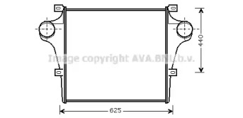 Интеркулер AVA QUALITY COOLING IV4055