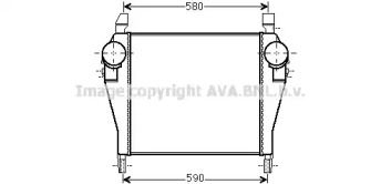 Интеркулер AVA QUALITY COOLING IV4101