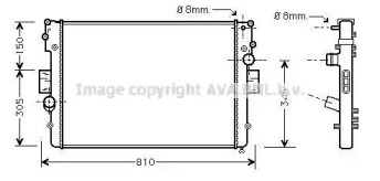 Теплообменник AVA QUALITY COOLING IVA2056