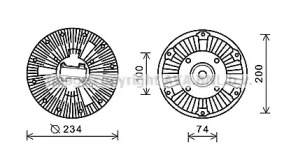 Сцепление AVA QUALITY COOLING IVC112