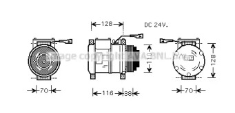 Компрессор AVA QUALITY COOLING IVK072