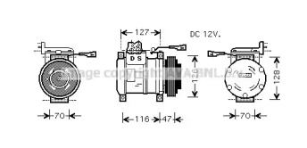 Компрессор AVA QUALITY COOLING IVK077