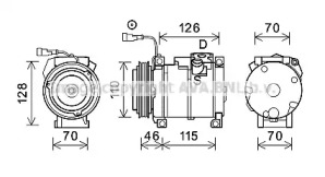 Компрессор AVA QUALITY COOLING IVK135