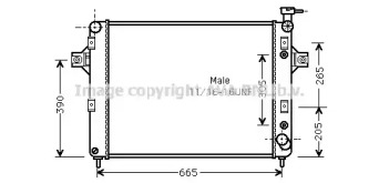 Теплообменник AVA QUALITY COOLING JE2044