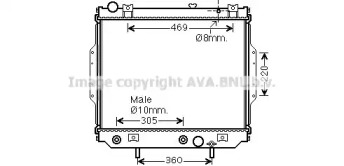 Теплообменник AVA QUALITY COOLING JE2071