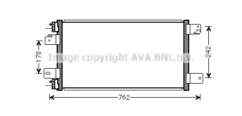 Конденсатор, кондиционер AVA QUALITY COOLING JE5074