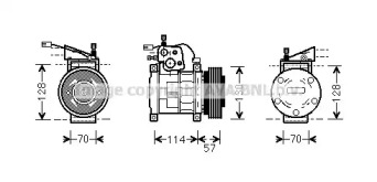 Компрессор AVA QUALITY COOLING JEAK034