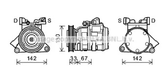 Компрессор AVA QUALITY COOLING JEK062