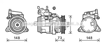 Компрессор AVA QUALITY COOLING JEK063