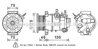 Компрессор AVA QUALITY COOLING JEK067