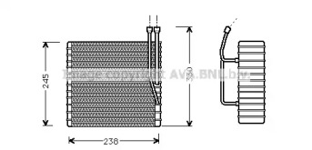 Испаритель, кондиционер AVA QUALITY COOLING JEV012