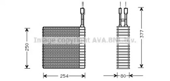 Испаритель, кондиционер AVA QUALITY COOLING JEV031