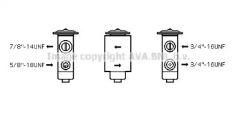 Клапан AVA QUALITY COOLING JR1038