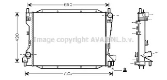 Теплообменник AVA QUALITY COOLING JR2035